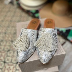 Sylvia Cobos Tassel Mules
